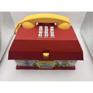 Vintage Fisher-Price 911 Emergency Center Toy Phone Retro NO Ambulance